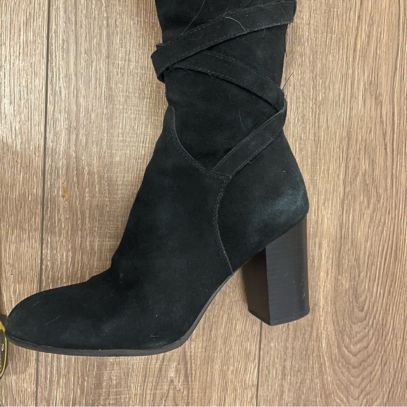 Sam Edelman Black Over-the-Knee Boots, suede 7.5 - Picture 6 of 7